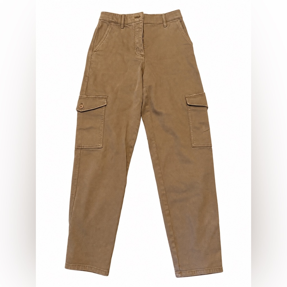 Aritzia Tan Cargo Pants with Thigh Flap Pockets